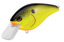 SPRO Hunter 65 SB Shallow Squarebill Crankbait -Reels And Baits Sales SEHTRSB65CBB ChartreuseBlackBack
